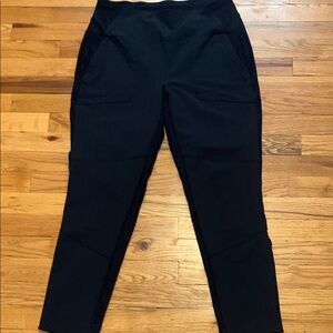 Avalanche Black Ankle Cropped Pants